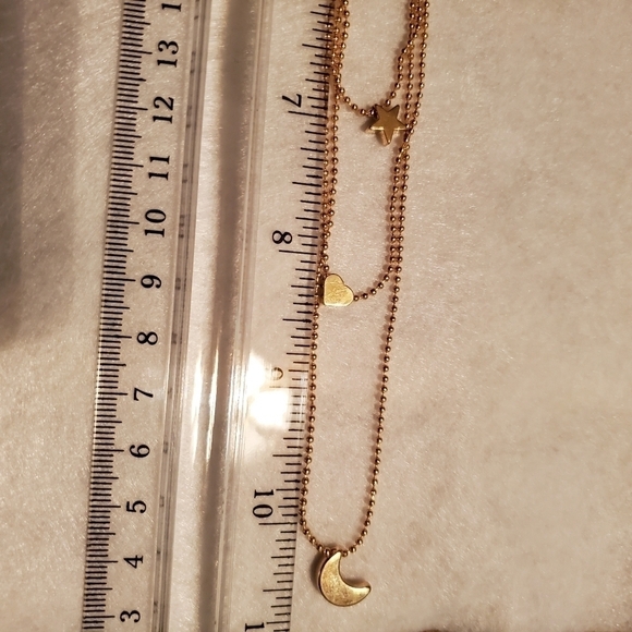 💥4 for $20💥NWT Star Moon Love Pendant Multi-layer Bead Necklace - Picture 5 of 8